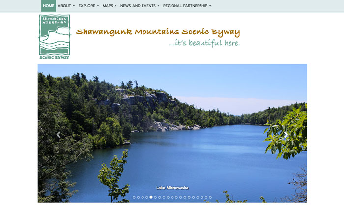Shawangunk Mountains Scenic Byway website