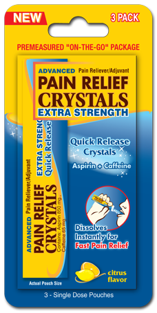 Pain Relief Crystals (card)