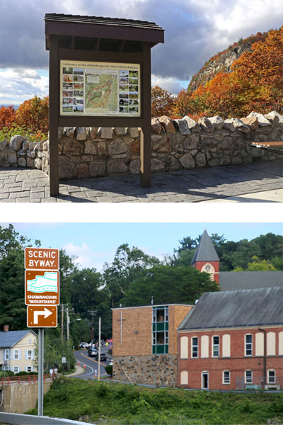 Shawangunk Mountains Scenic Byway Signs