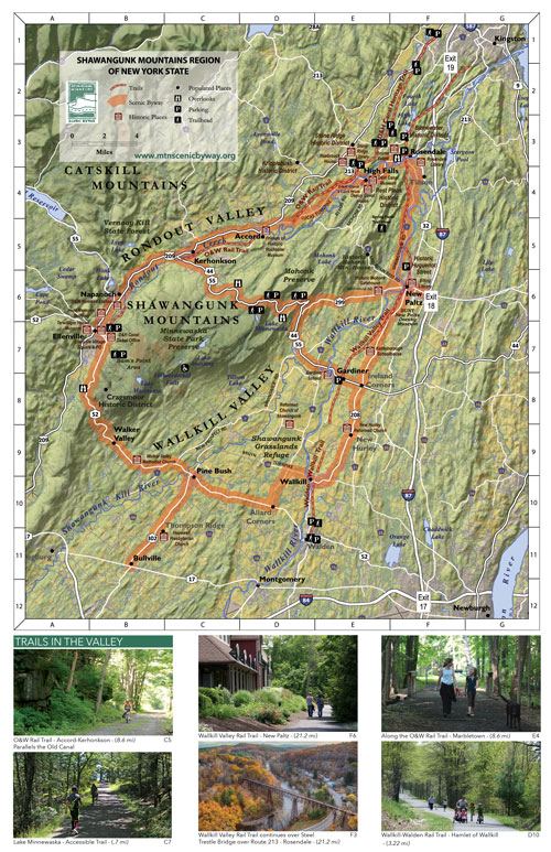 Shawangunk Mountains Scenic Byway Trifold Tourist Brochure